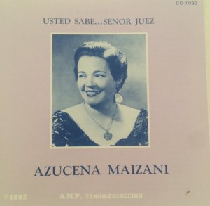 CD cover AMP-1092 Azucena Maizani