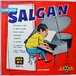 cover Horacio Salg&aacute;n y su orquesta t&iacute;pica, cantando Edmundo Rivero (1957)